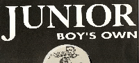 The traditional b&w Junior Boys Own Label - Front